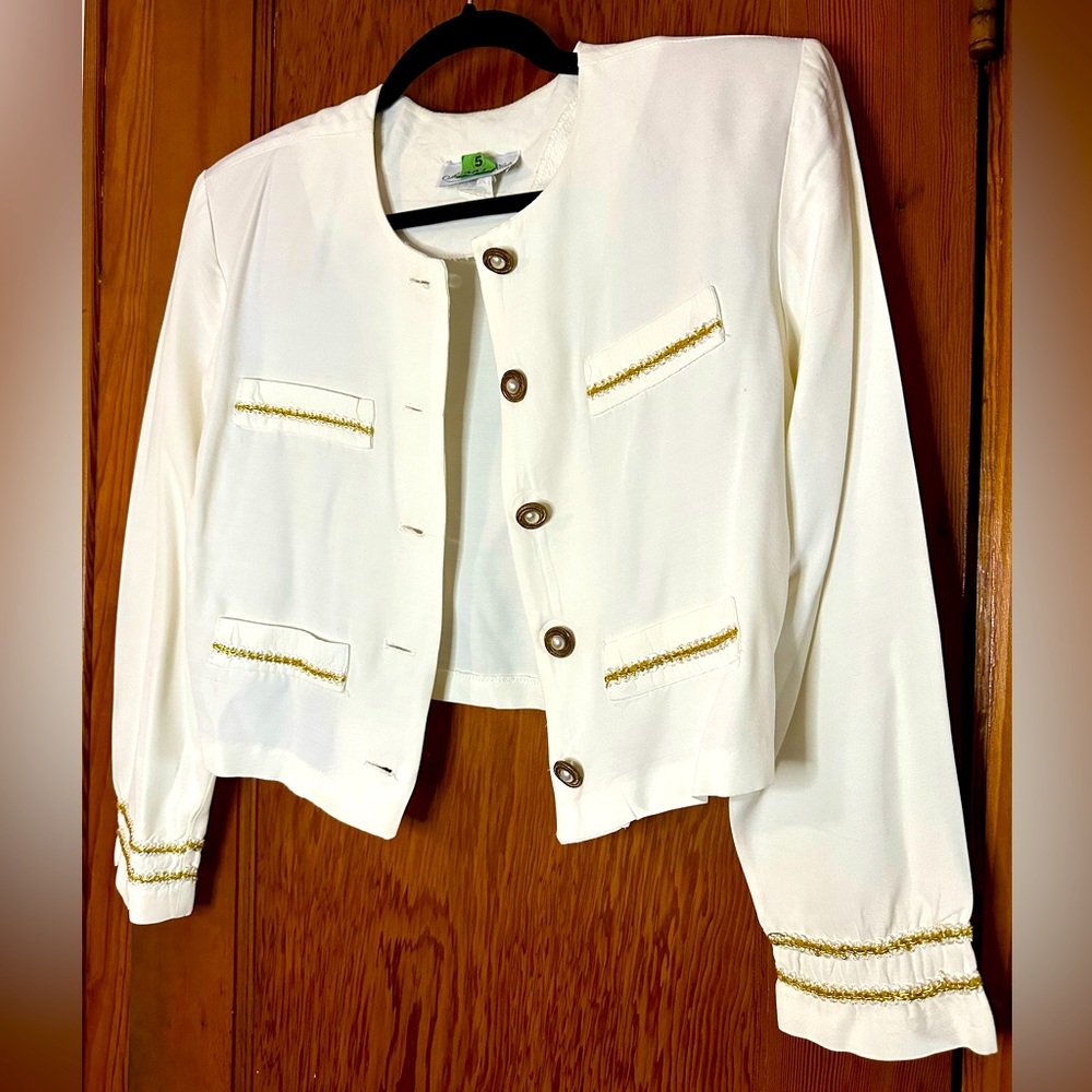 Vintage Cropped Blazer
